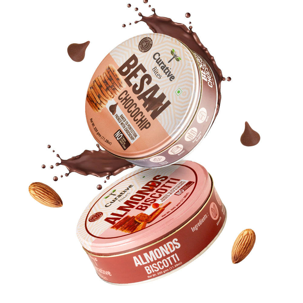 Almond Biscotti & Besan Chocochip