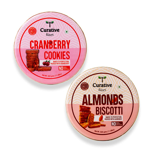 Cranberry Cookies & Almond Biscotti