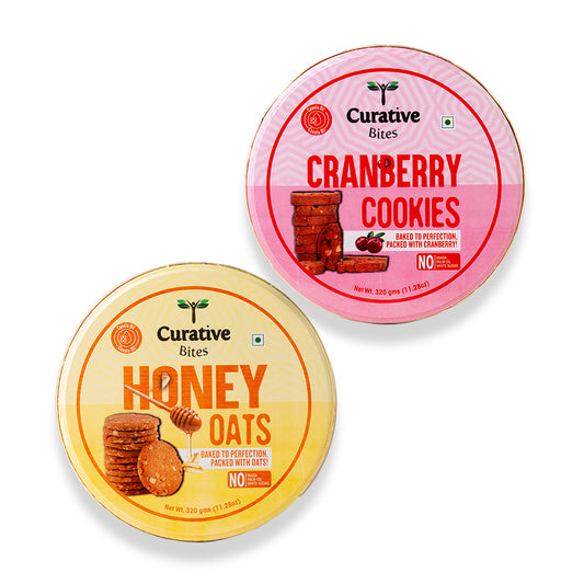 Cranberry Cookies & Honey Oats Cookies